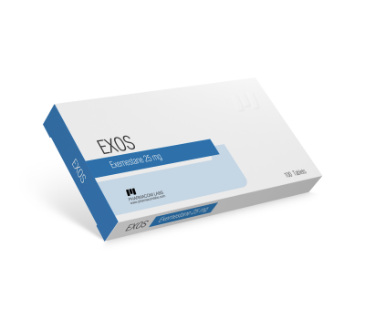 Exos (Examestane, Aromasin) 100tabs 25mg/tab - Pharmacom Labs